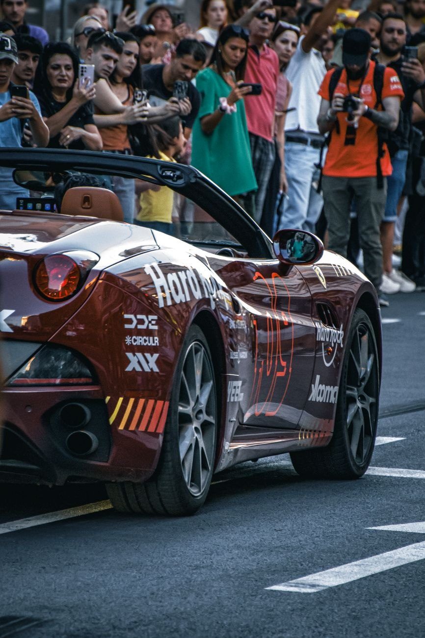A Vibrant Racing Car Speeding Through a — Free Online Jigsaw Puzzle | Jigsaw Planet