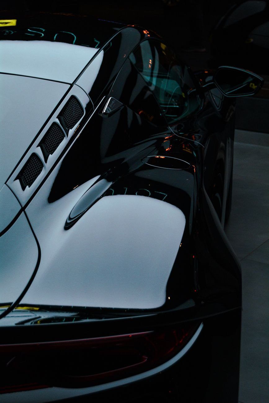 Close up of a Glossy Black Sports jigsaw puzzle