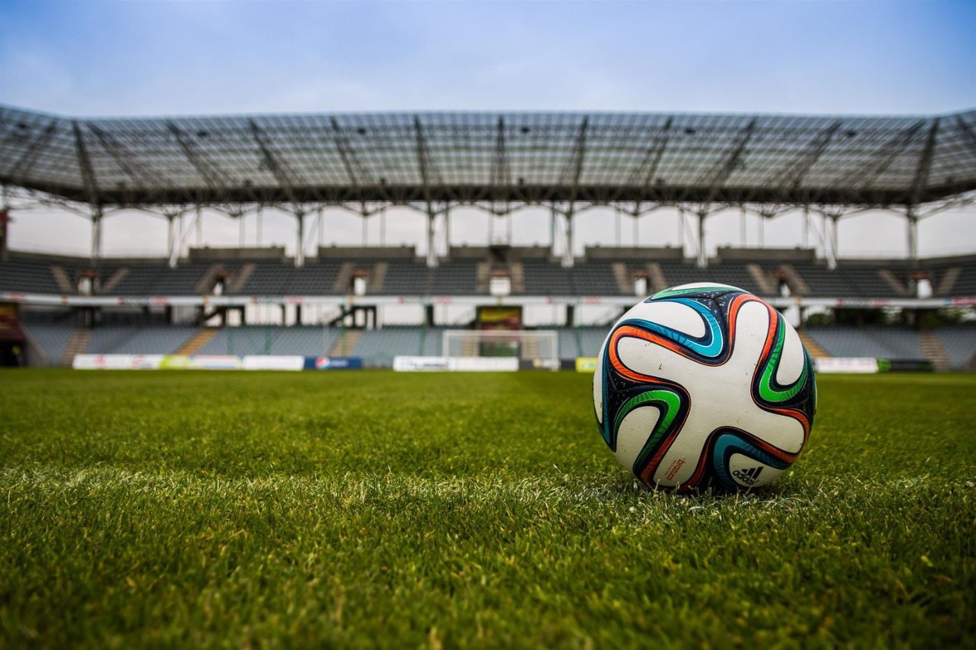 Close up of a Soccer Ball on jigsaw puzzle