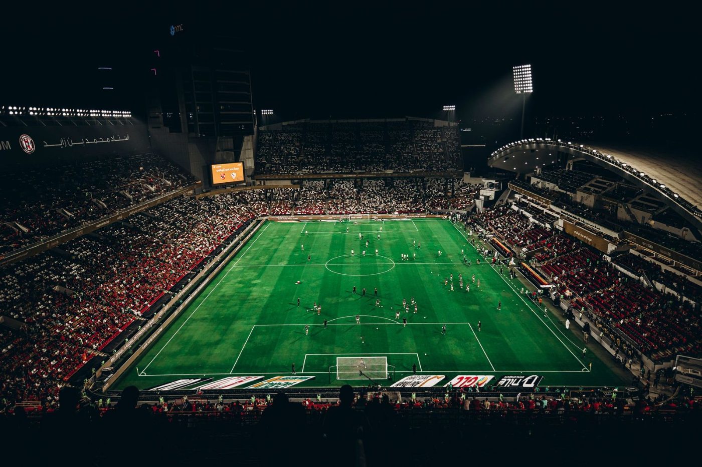 High Angle View of a Vibrant Football jigsaw puzzle