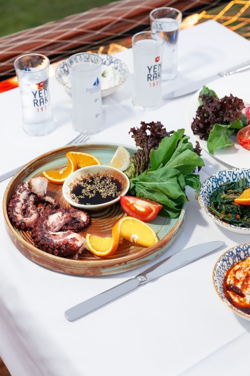 A Delectable Seafood Platter with Octopus Citrus jigsaw puzzle