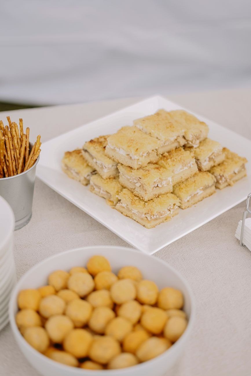 Delicious Snacks Including Cheese Cubes and Pretzels — Free Online Jigsaw Puzzle | Jigsaw Planet