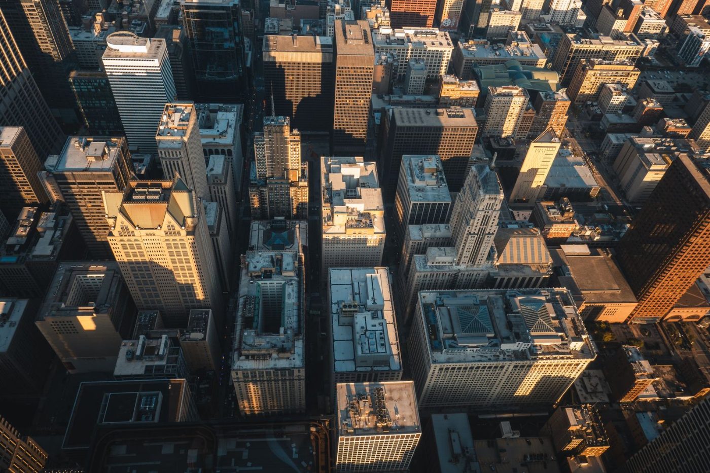 Aerial Shot of Skyscrapers in a City jigsaw puzzle