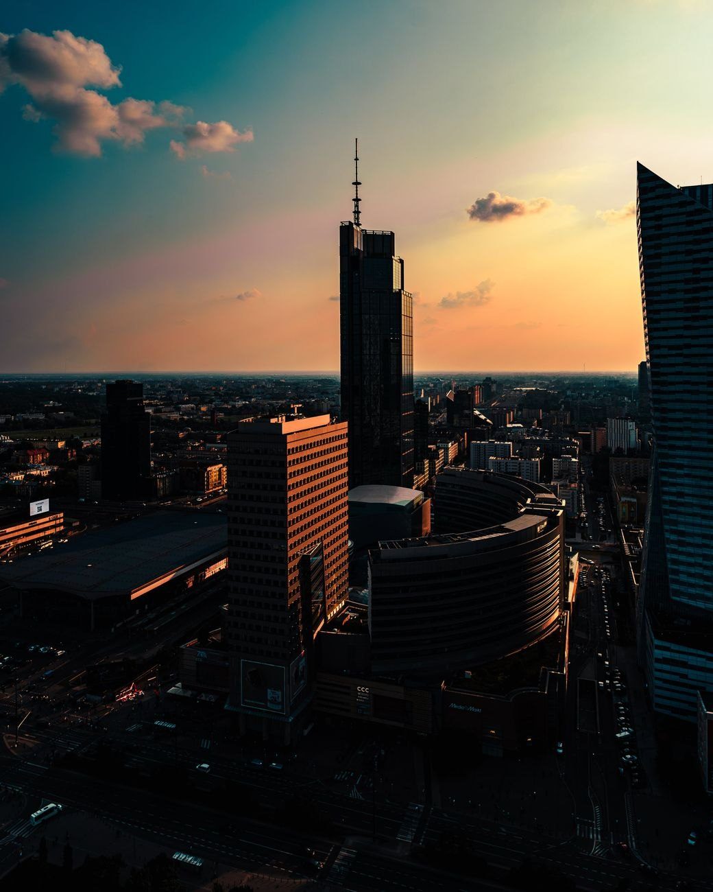 Aerial View of a Modern City Skyline jigsaw puzzle