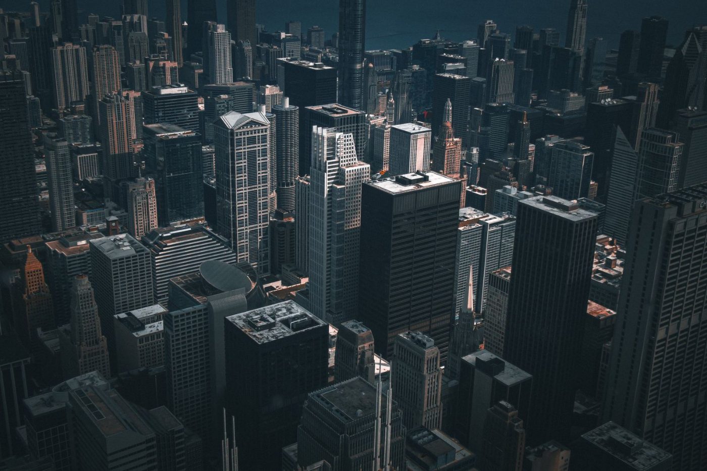 Stunning Aerial View of Chicago S Downtown jigsaw puzzle