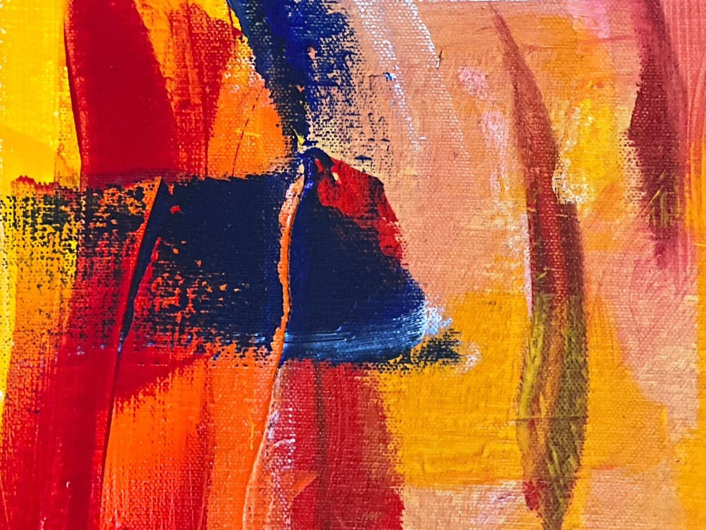 Bright and Bold Abstract Painting with Vivid jigsaw puzzle