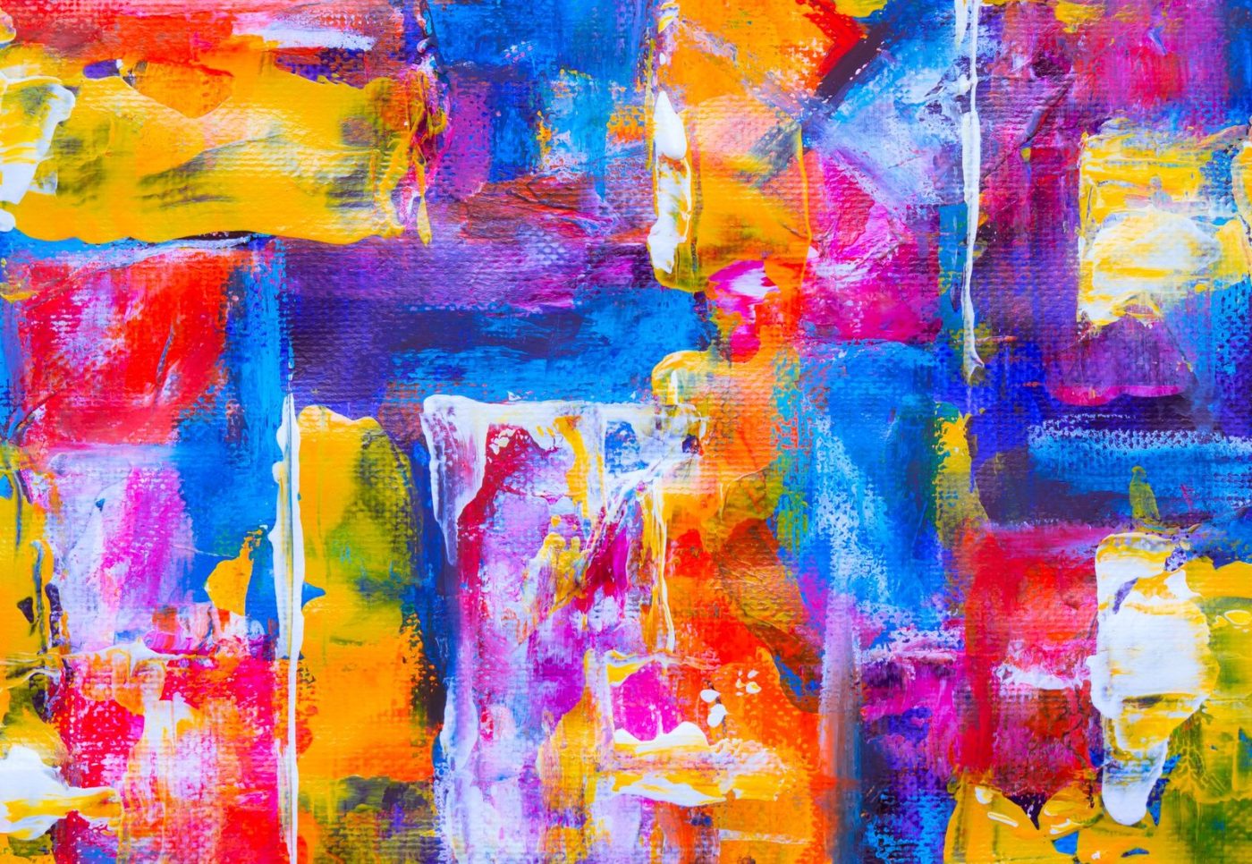 Colorful Abstract Acrylic Painting with Vibrant Hues jigsaw puzzle