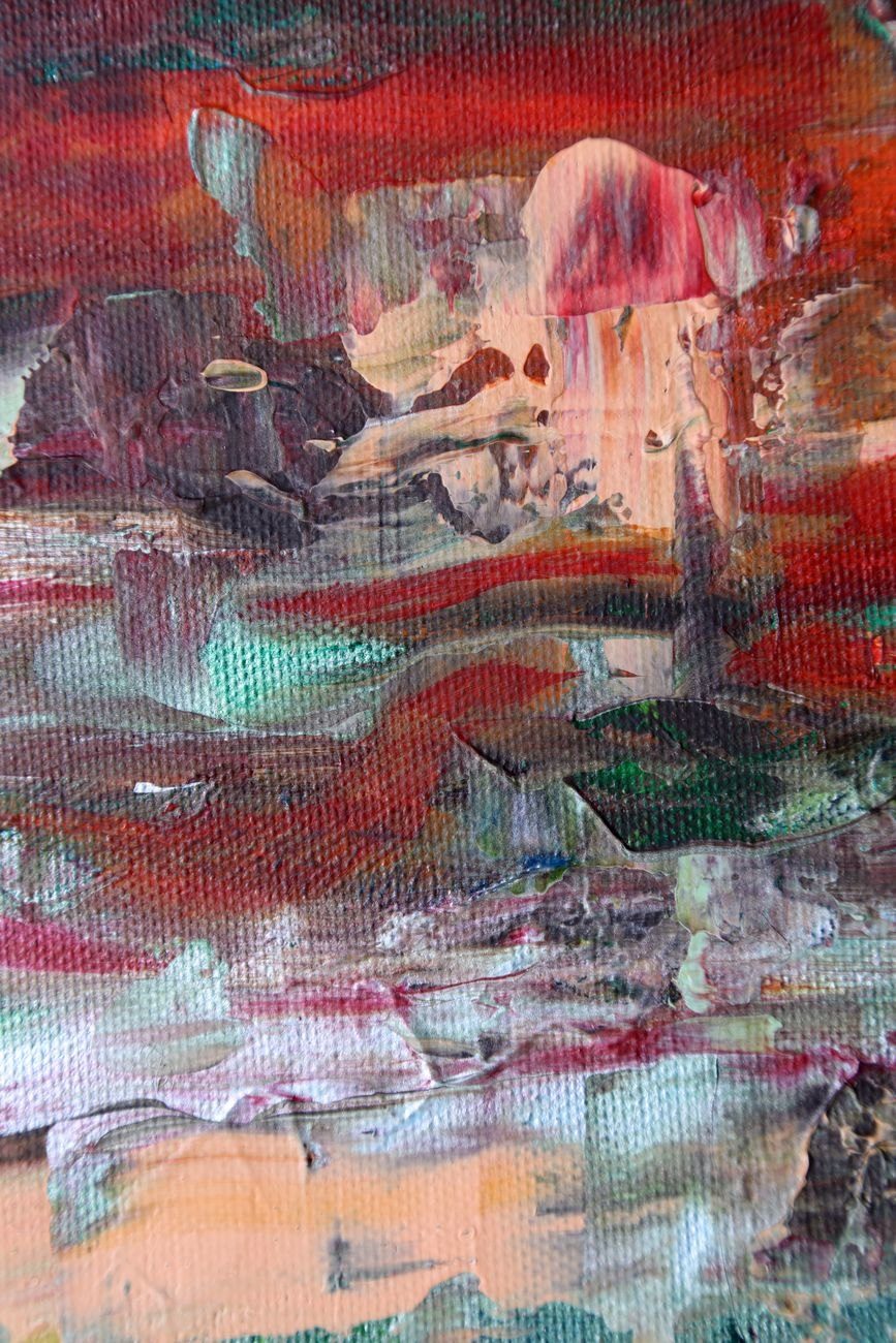 Dynamic Abstract Art with Rich Textures and jigsaw puzzle