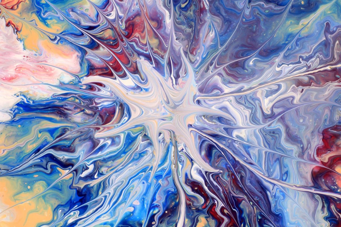 Vibrant Abstract Artwork Featuring Swirling Patterns of jigsaw puzzle