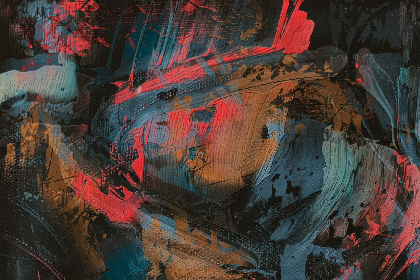 Vibrant Abstract Expressionist Art with Bold Colors — Free Online Jigsaw Puzzle | Jigsaw Planet