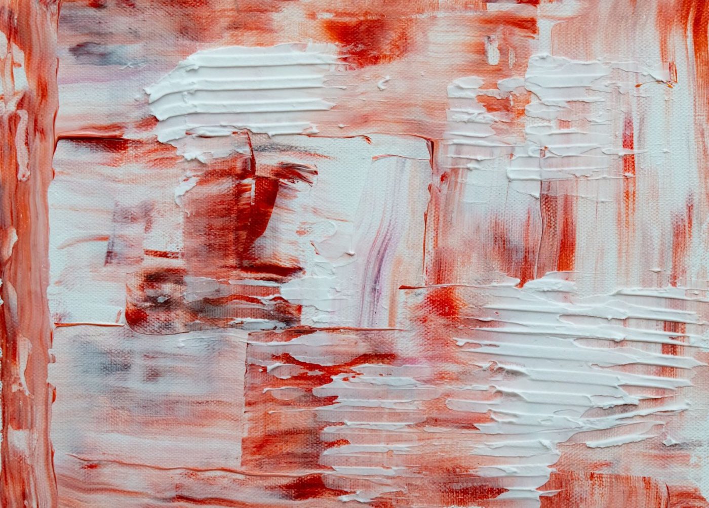 Vibrant Abstract Painting Featuring Textured White and jigsaw puzzle